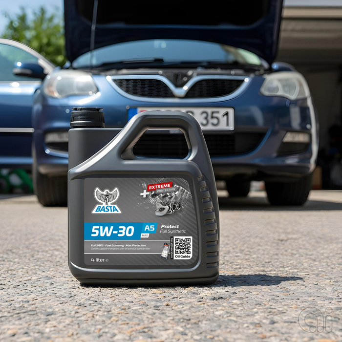 Motorolie 5W-30 A5 MAX fuldsyntetisk - 4 liter